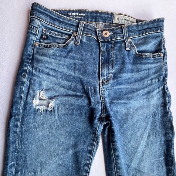 Anthropologie Distressed Washed Denim Jeans Size 25R – Pre-Owned - Picture 2 of 13